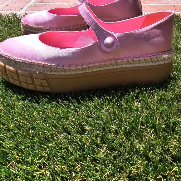 PRADA" "Satin Ballet  buckle strap Wedge0 - Picture 6 of 11